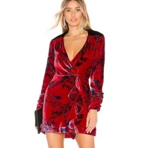 house of harlow x revolve velvet dress
